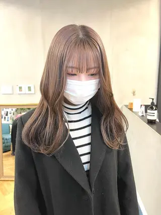 ロング カラー ena/ブリーチなし 透明感・レイヤー🎀のヘアスタイル