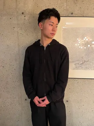 パーマ メンズ 永井駿祐【平尾 高宮】メンズカットのヘアスタイル