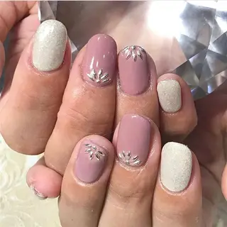 ネイル 渋谷／チップ長さ出し 👑アプレgel-xのネイルデザイン