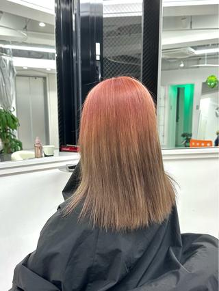 ミディアム カラー GEAR./冬先取り カラー/HAYATOのヘアスタイル