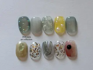 ネイル .aura Kanamiのネイルデザイン