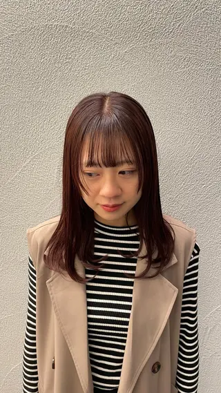 ロング カラー 石川珠唯 neroのヘアスタイル