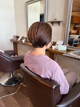 ショート 肥田 夕蘭のヘアスタイル