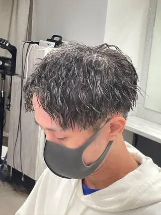 パーマ メンズ 京都河原町 メンズパーマ助川龍哉のヘアスタイル