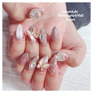 ミディアム ネイル 🐾enen style 🐾のネイルデザイン