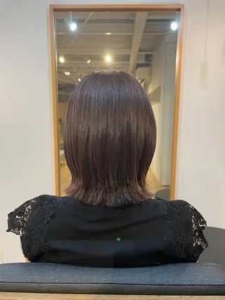 ミディアム 長瀬 友樹のヘアスタイル