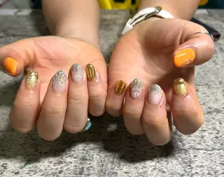 ショート カラー キッズ ネイル 2DY NAIL SALONのネイルデザイン