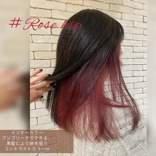 ミディアム カラー 似合う髪型見つけます AYAKAのヘアスタイル