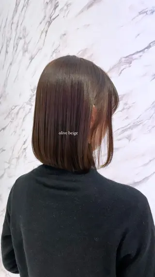 ショート カラー Riho♡レイヤー/ 名駅/大人韓国ヘアのヘアスタイル