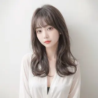 セミロング 大久保 広大のヘアスタイル