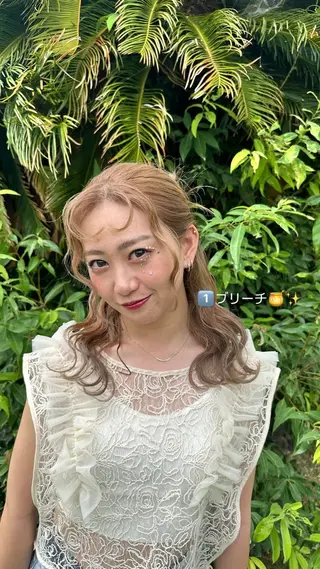セミロング カラー 🎀透明感カラー🎀 / INOUEのヘアスタイル