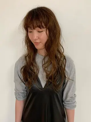ロング パーマ 似合わせヘア/ sayakaのヘアスタイル