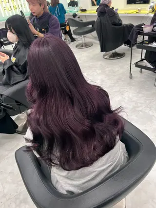 ロング カラー ヘアアレンジ ブリーチなし透明感 カラー/MISANOのヘアスタイル
