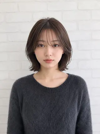 ショート カラー 髪質改善 韓国風 池田一之のヘアスタイル