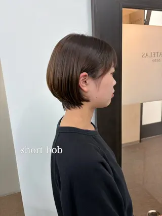 ショート 🫧艶髪レイヤー/韓 国ボブ💎石川遥💎のヘアスタイル