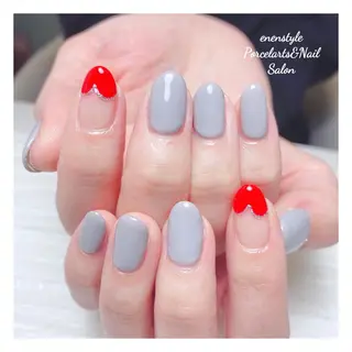 ミディアム ネイル 🐾enen style 🐾のネイルデザイン