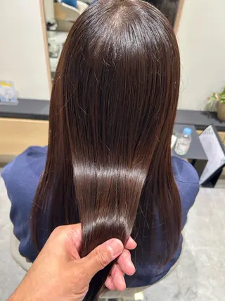 ロング カラー 柳澤 武宏のヘアスタイル
