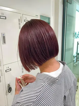 ショート カラー 【髪質改善】 kasumi🌷🌷のヘアスタイル