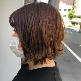 ショート カラー やまさきえりこ ニュアンスパーマのヘアスタイル