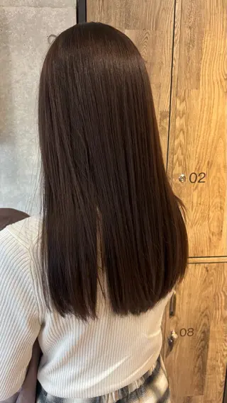 セミロング 艶カラー🌸 SAKURAI🌸のヘアスタイル