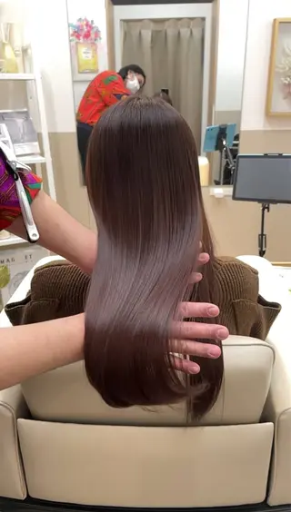 ロング ulu+sia/ 神戸本格派髪質改善のヘアスタイル