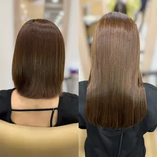 ロング エクステ＆カラー専門 羽エクステ　新大久保のヘアスタイル
