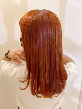 ロング カラー 🧡YUKA🧡 渋谷/ﾌﾟﾙｴｸｽﾃのヘアスタイル