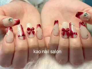 ネイル kao nail マグネット/長さだしのネイルデザイン