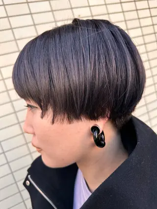 ショート 透明感カラー KATSURENのヘアスタイル