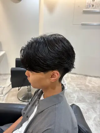 ショート パーマ メンズ メンズ美容師/ フェザー/池戸晴也のヘアスタイル