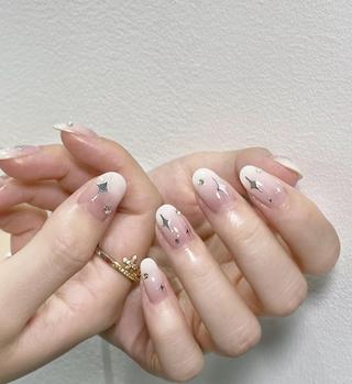 ネイル By moonネイル 🌷ワンホン/韓国風のネイルデザイン