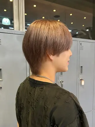 カラー メンズ 🎀艶ハイトーン特化 🎀セナのヘアスタイル