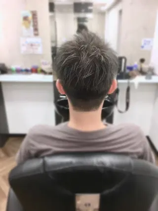 ショート カラー メンズ 前田賢生 ご新規様はNGのヘアスタイル
