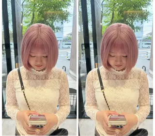 ミディアム ⭐️カラー特化⭐️ 安達佑紀のヘアスタイル