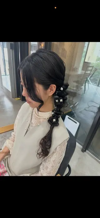 ロング RINO‎🤍🎀 𝑏𝑒𝑙𝑡𝑎のヘアスタイル