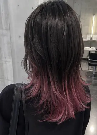 セミロング ハイトーンショート SHINOのヘアスタイル