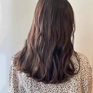 セミロング カラー ヘアアレンジ ウルフカット モデル募集中！ミカのヘアスタイル