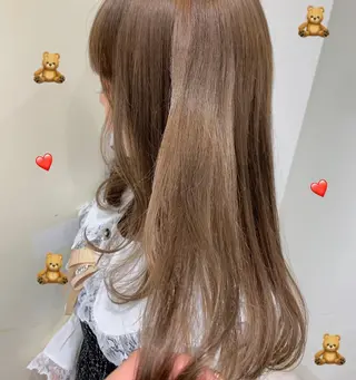 セミロング カラー 新宿駅近♡個室 ♡関口三都季🌜のヘアスタイル