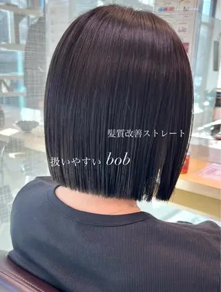 ショート 加納千華 /ボブ/ぱつっとボブのヘアスタイル