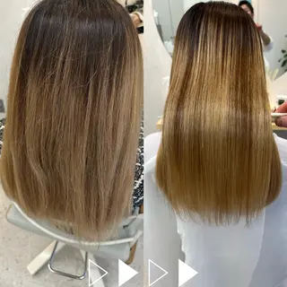 ロング 美容師っぽくないけど 上手いんだなぁ🐭のヘアスタイル
