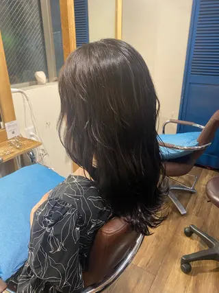 ミディアム メンズ FUKUSHIMAのヘアスタイル