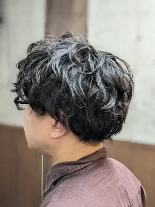 メンズ 岡野 善也のヘアスタイル