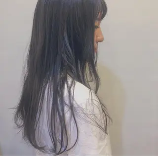 セミロング カラー 山中 直輝のヘアスタイル