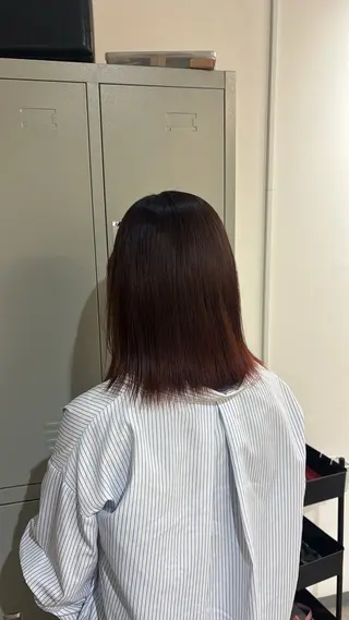 ミディアム 🐋透明感・ツヤ /韓国風カラー🥣のヘアスタイル