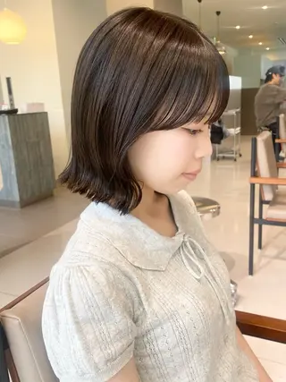 ショート 🎀透明感× 暖色カラーつな🎀のヘアスタイル