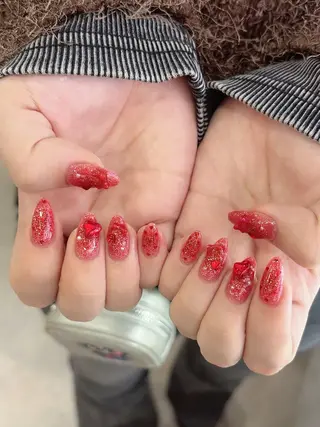 ネイル めぐ 💫ワンホンネイルのネイルデザイン