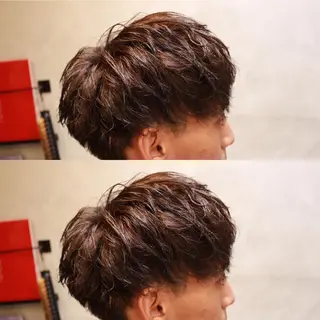 ショート 透明感カラー🇰🇷 レイヤー✨桑原　研太のヘアスタイル