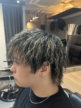 ショート メンズカット、パーマ 特化🔥🌊瀬川竜生のヘアスタイル