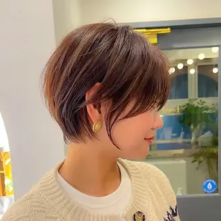ショート 縮毛矯正/レイヤー taiga🧡のヘアスタイル