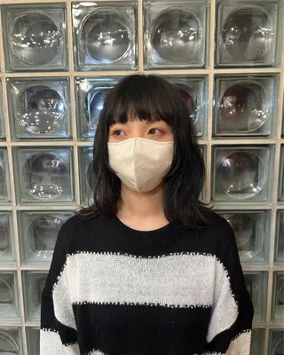 ミディアム 小島 颯太のヘアスタイル